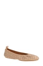 Women's Yosi Samra Vince Foldable Ballet Flat M - Beige