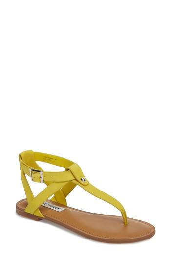 Women's Steve Madden Hidden Sandal M - Yellow