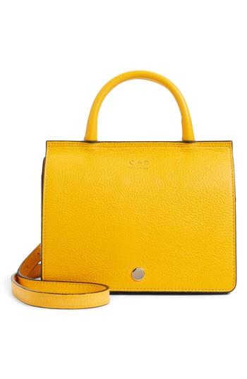 Oad New York Mini Prism Convertible Satchel - Yellow