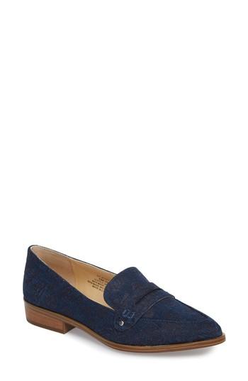 Women's Sole Society Jessica Smoking Slipper M - Blue