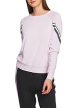 Women's 1.state Ribbon Sleeve Stripe Top, Size - Pink