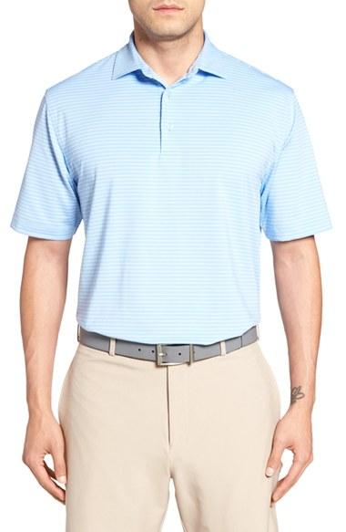 Men's Peter Millar Sheppard Stripe Golf Polo
