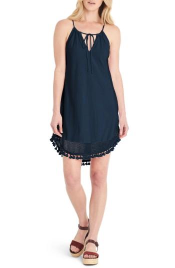 Women's Michael Stars Tassel Trim Tank Dress