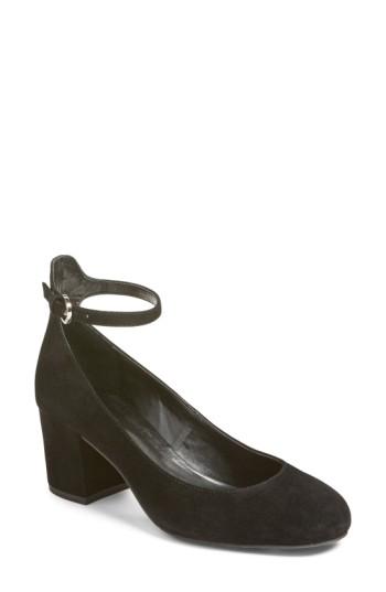Women's Bp. Ankle Strap Block Heel Pump .5 M - Black