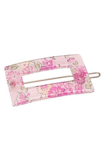 France Luxe Portrait On Tige Boule Barrette, Size - Pink