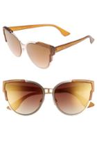 Women's Circus By Sam Edelman 56mm Combo Cat Eye Sunglasses -