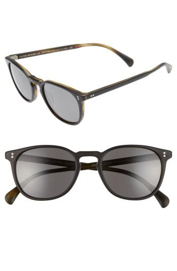 Men's Oliver Peoples 'finley' 51mm Retro Sunglasses - Black
