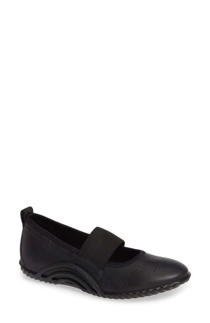 Women's Ecco Vibration 1.0 Mary Jane Flat -4.5us / 35eu - Black
