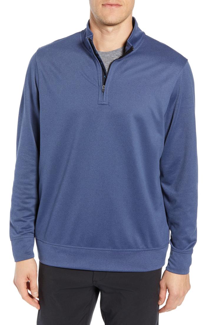 Men's Devereux James Fit Pullover, Size Small - Blue