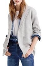 Women's J.crew New Lightweight Sweater Blazer - Grey