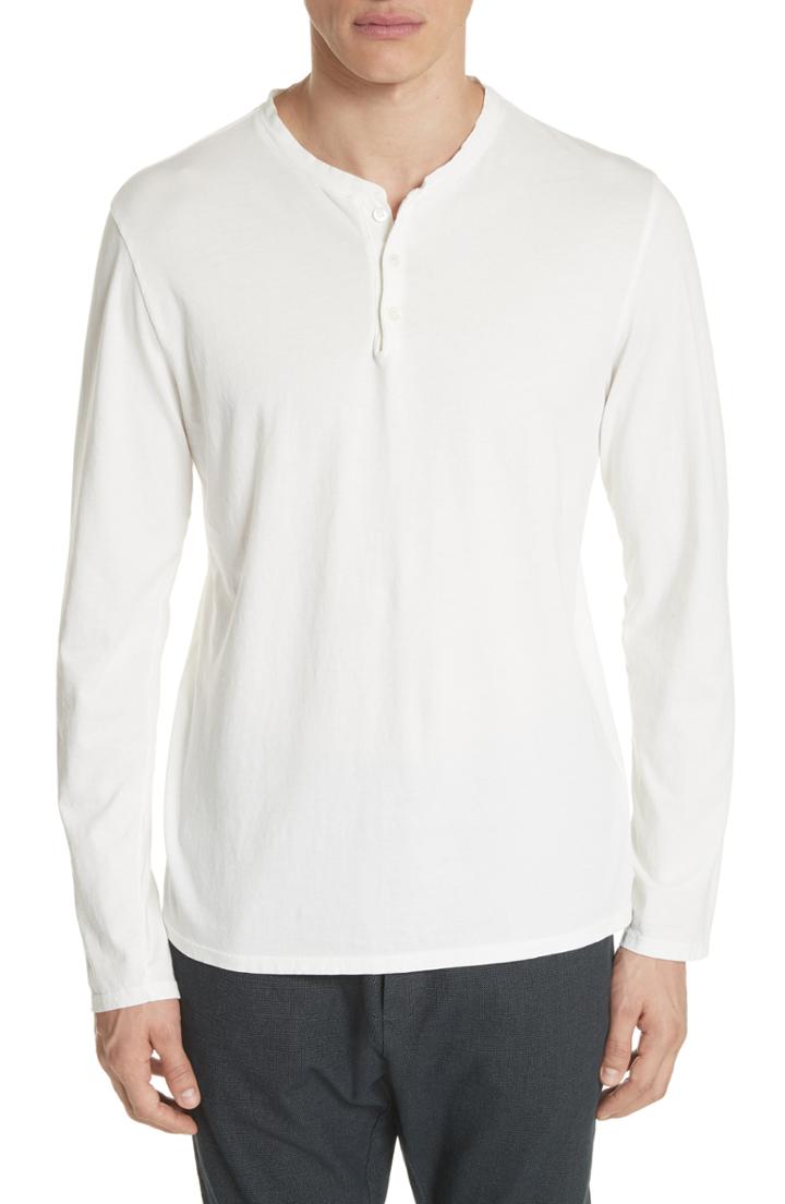 Men's Barena Venzia Fino Pima Cotton Henley