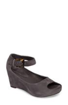 Women's Johnston & Murphy 'tricia' Ankle Strap Sandal .5 M - Grey