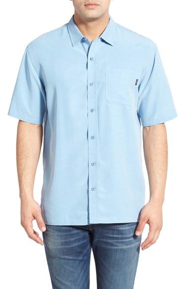 Men's Jack O'neill 'ixtapa' Regular Fit Short Sleeve Woven Sport Shirt - Blue