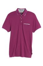Men's Ted Baker London Derry Modern Slim Fit Polo (xxl) - Purple