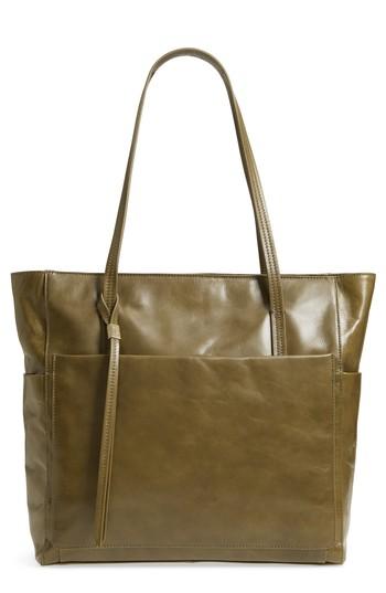 Hobo Hero Leather Tote - Green