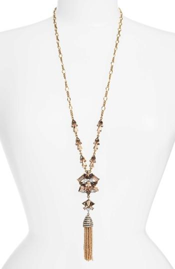Women's Baublebar Cosma Tassel Pendant Necklace