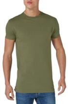 Men's Topman Longline T-shirt - Green