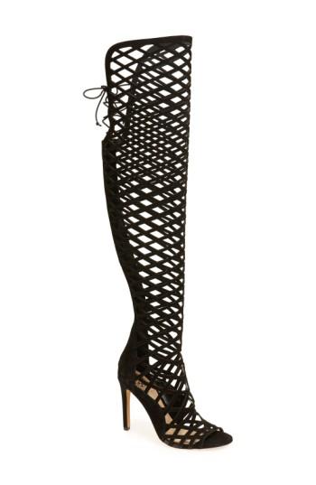 Women's Vince Camuto 'keliana' Over The Knee Boot M - Black
