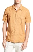 Men's French Connection Slim Fit Solid Sport Shirt - Beige