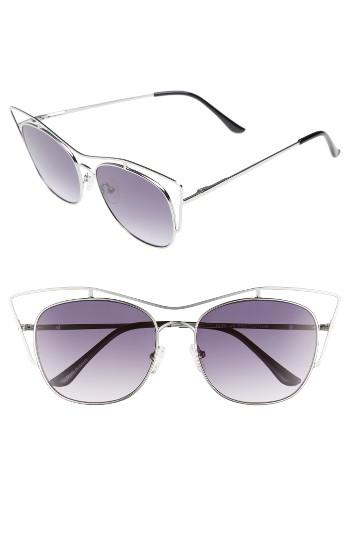 Women's Bp. 53mm Cat Eye Sunglasses - Silver