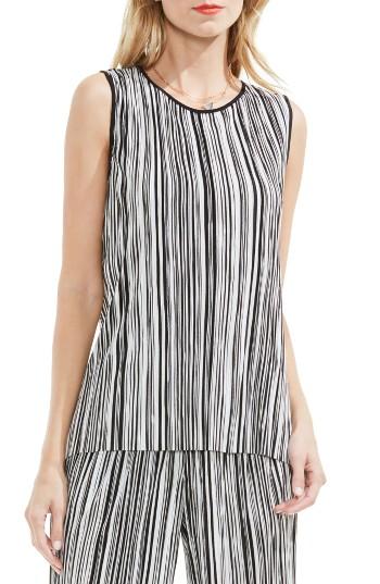 Women's Vince Camuto Stripe Pleat Knit Top