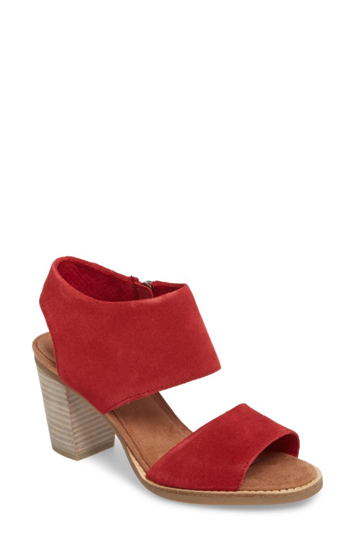 Women's Toms Majorca Sandal M - Red