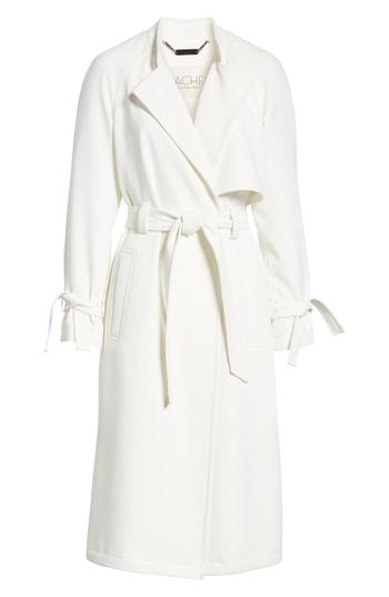 Women's Rachel Rachel Roy Crepe Wrap Trench - White