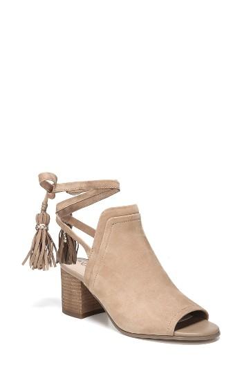 Women's Sam Edelman Sampson Block Heel Bootie .5 M - Beige