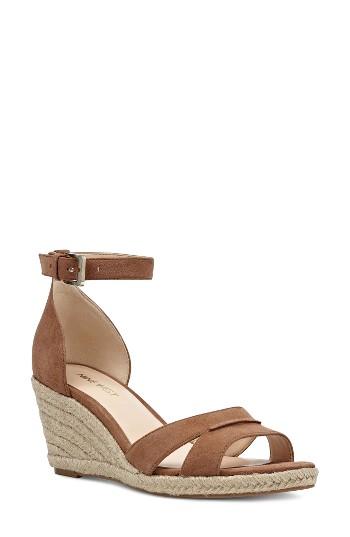 Women's Nine West Jabrina Wedge Sandal M - Beige