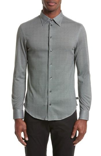 Men's Armani Collezioni Gingham Sport Shirt