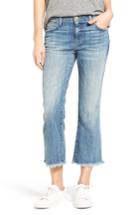 Women's Current/elliott The Cropped Flip Flop Frayed Hem Jeans