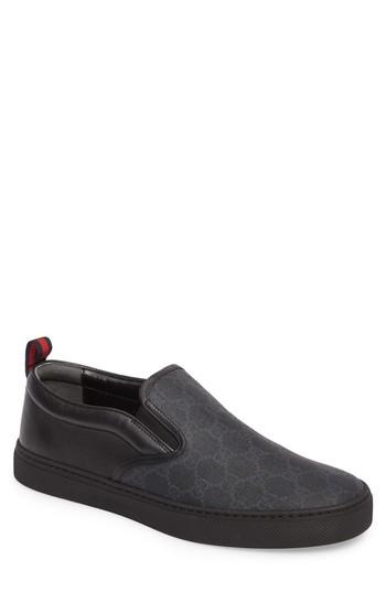 Men's Gucci Dublin Slip-on Us / 8uk - Black