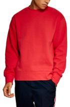 Men's Topman Tristan Sweatshirt, Size - Red