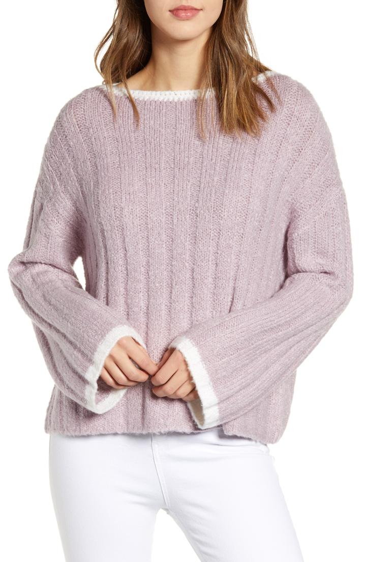 Women's J.o.a. Oversize Sweater - Purple