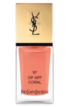 Yves Saint Laurent 'la Laque Couture' Nail Lacquer - 97 Op Art Coral