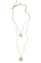 Women's Topshop Layered Coin Necklace