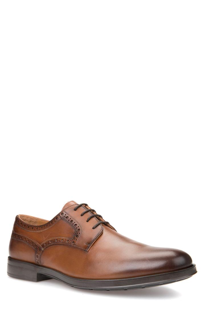 Men's Geox Hilstone 3 Plain Toe Derby Us / 45eu - Brown