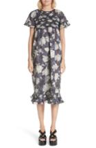 Women's Tricot Comme Des Garcons Rose Print Dress - Grey