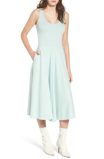 Women's Leith Stretch Knit Midi Dress - Blue/green