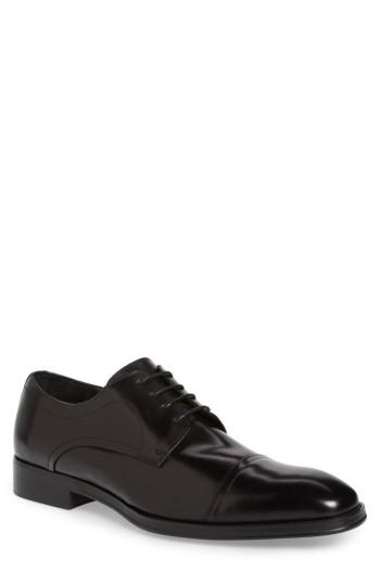 Men's Kenneth Cole New York Light Jolt Cap Toe Derby .5 M - Black