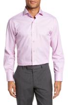 Men's Lorenzo Uomo Trim Fit Solid Dress Shirt .5 - 34 - Pink