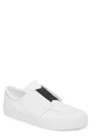 Men's Nike Sb Zoom Janoski Slip-on M - White