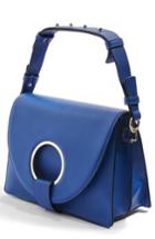Topshop Shay Ring Shoulder Bag - Blue