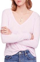 Women's Free People Rock The Boat Tee - Pink