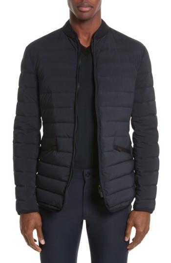 Men's Armani Collezioni Quilted Down Jacket Eu - Blue