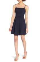 Women's Soprano Backless Skater Dress - Blue