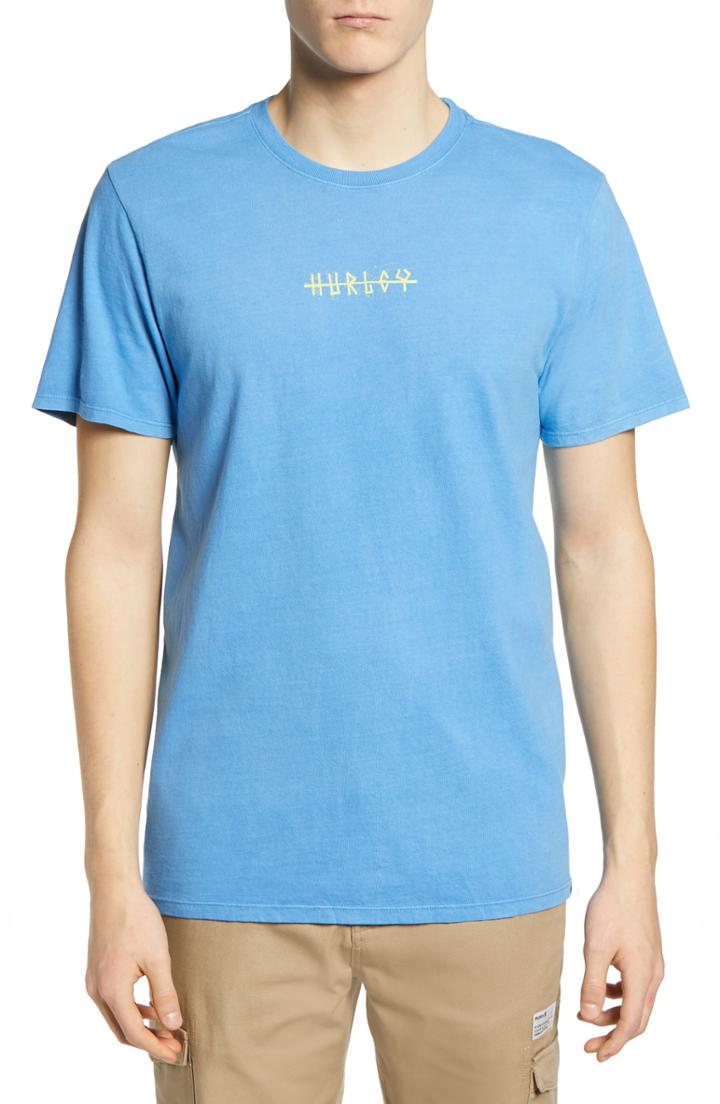 Men's Hurley Heavy Welcome To Paradise T-shirt - Blue
