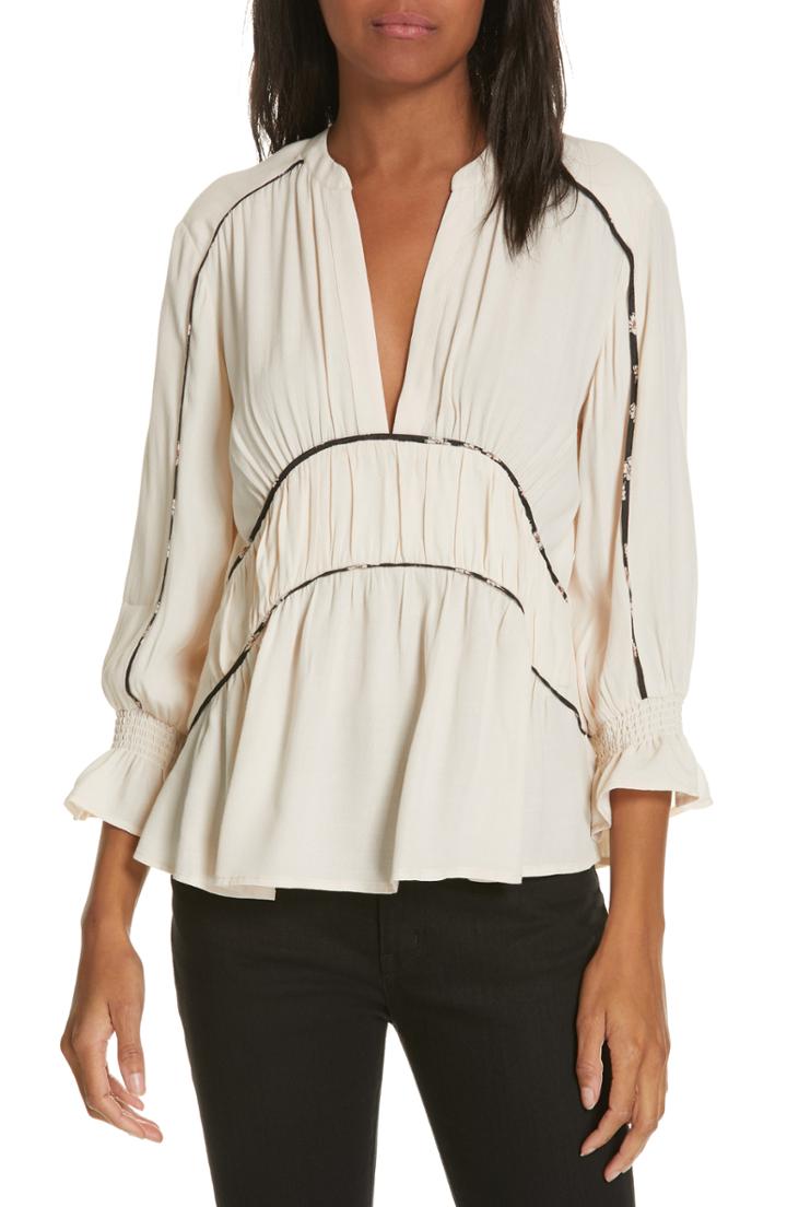 Women's Ba & Sh Faro Shirt - Beige