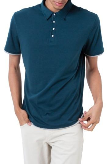 Men's 7 Diamonds 'ultimate' Polo, Size - Blue/green