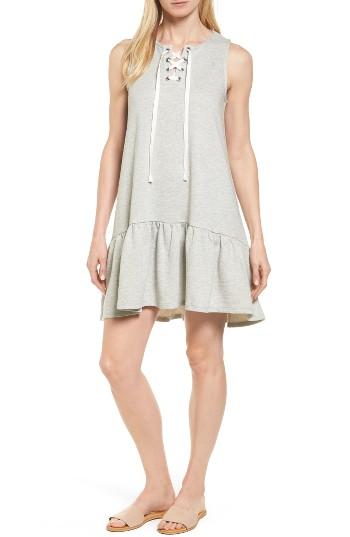 Women's Caslon Jersey Drop Waist Dress - Grey